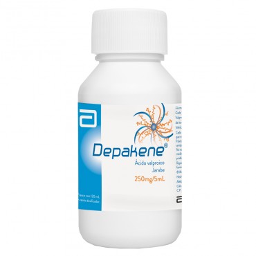 DEPAKENE® JARABE 250 mg/5 mL, 120 mL