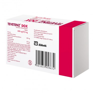 Tevetenz Dox 600 / 12.5 mg Caja Con 14 Tabletas