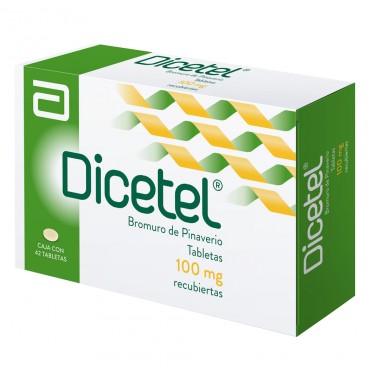 Dicetel 100 mg Caja Con 42 Tabletas Recubiertas