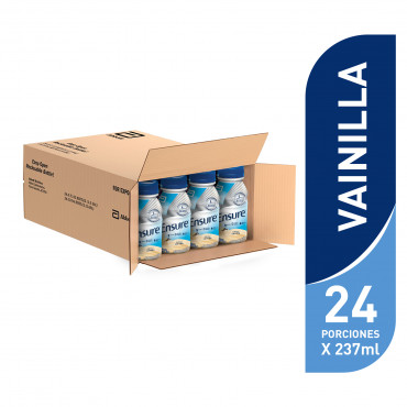 Ensure Alimentacion Especializada Para Cualquier Momento del Dia - Vainilla - 237 mL - 24 piezas