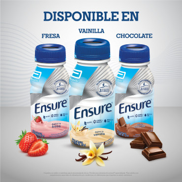 Ensure Alimentacion Especializada Para Cualquier Momento del Dia - Vainilla - 237 mL - 24 piezas