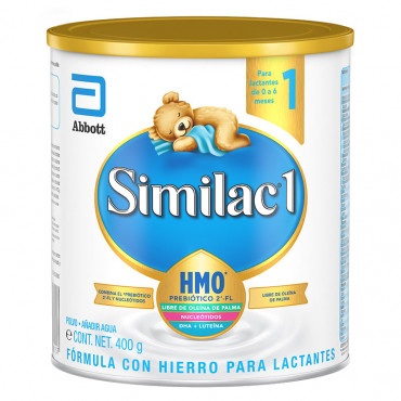 Similac - Etapa 1, Formula Infantil para Bebes de 0 a 6 Meses, Contiene DHA, AA y Luteina - 400g