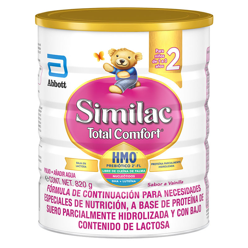 Similac Total Comfort - Etapa 2, Formula Infantil en Polvo de Facil Digestion - 1 a 3 años - 820g