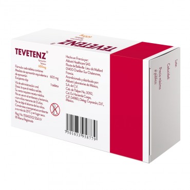 TEVETENZ® 600 mg C/14 TABS
