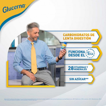 Glucerna Alimentacion Especializada Para el Tratamiento de Diabetes - Chocolate - 237 mL - 24 piezas