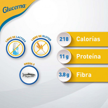 Glucerna Alimentacion Especializada Para el Tratamiento de Diabetes - Fresa - 237 mL - 24 piezas