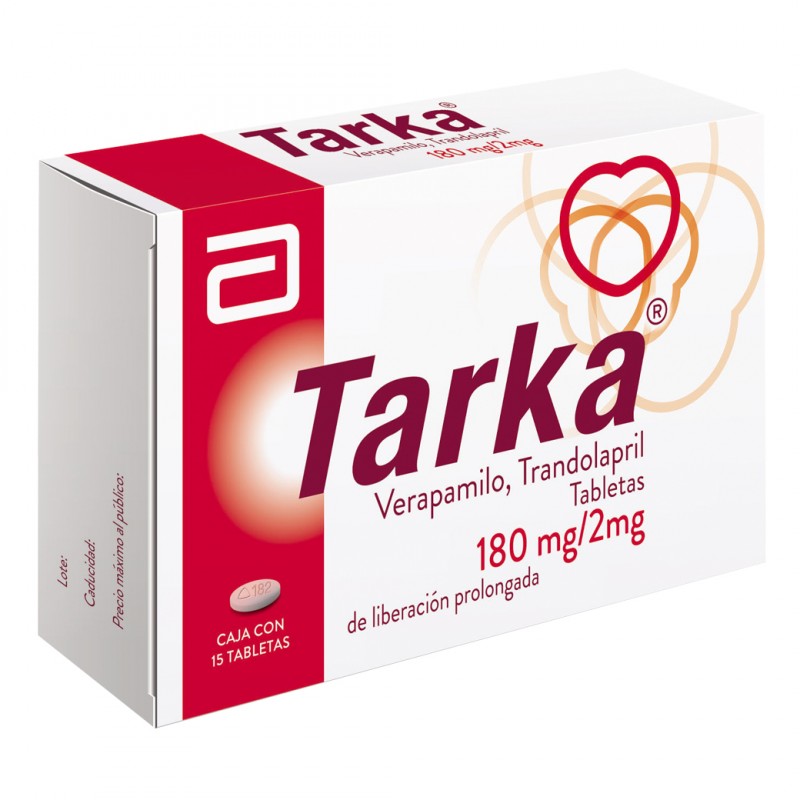 Tarka 180 mg / 2 mg Caja Con 15 Tabletas