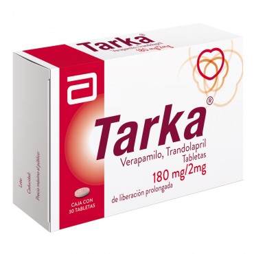 Tarka 180 mg/2 mg Caja Con 30 Tabletas