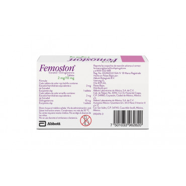 Femoston Tabletas 2mg/10mg