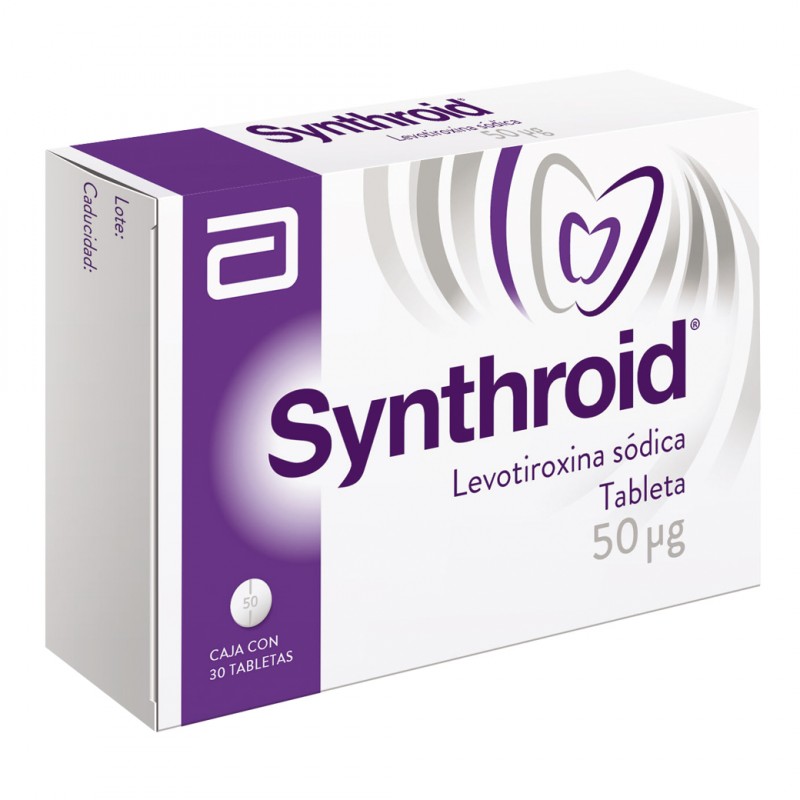 SYNTHROID® 50 mcg C/30 TABS
