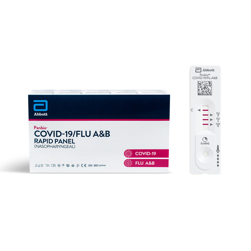 Panbio™ COVID-19/Flu A&B Rapid Panel (Nasopharyngeal) (kit de 10 pruebas)