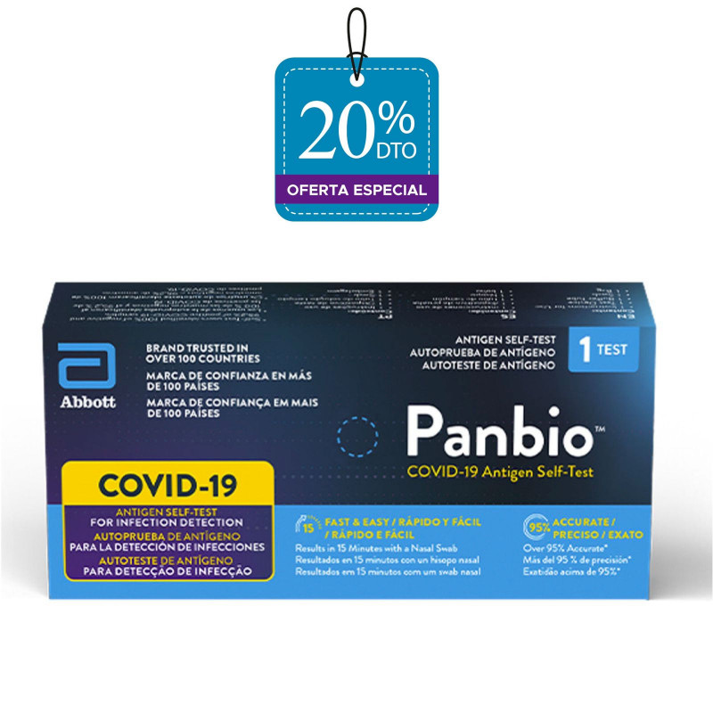 Panbio™ COVID-19 Antigen Self-Test (kit de 1 prueba)