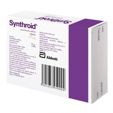 SYNTHROID® 125 mcg C/30 TABS