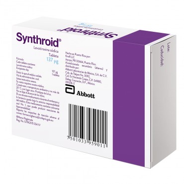 SYNTHROID® 137 mcg C/30 TABS