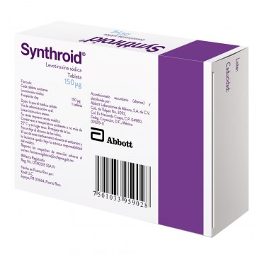 SYNTHROID® 150 mcg C/30 TABS