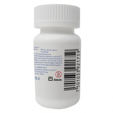 Epival 250 mg Frasco Con 30 Comprimidos