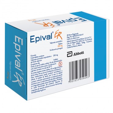 EPIVAL® ER 250 mg C/30 TABS