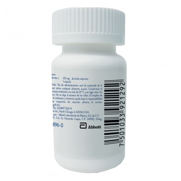 Epival Sprinkle 125 mg Frasco Con 60 Capsulas
