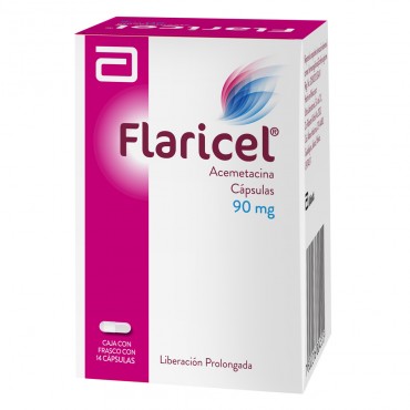 Flaricel 90 mg Caja Con Frasco Con 14 Capsulas