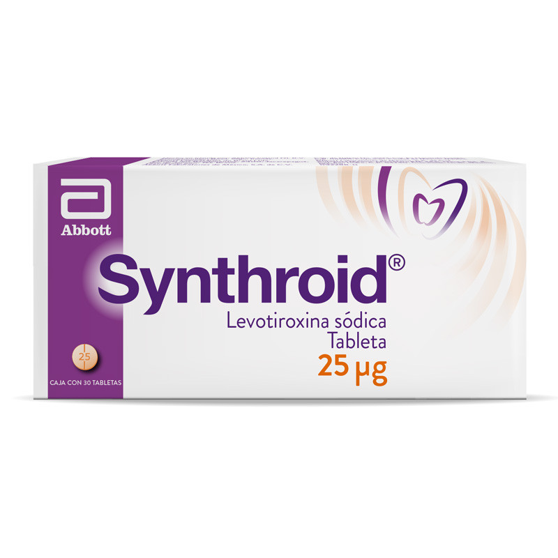 SYNTHROID® 25 mcg C/30 TABS