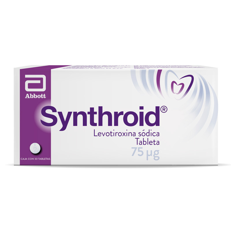 SYNTHROID® 75 mcg C/30 TABS