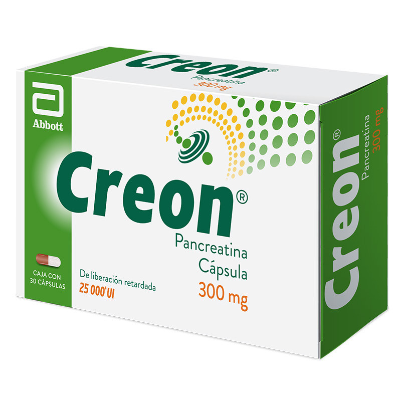 CREON® 25,000 UI 300 mg C/30 CAPS