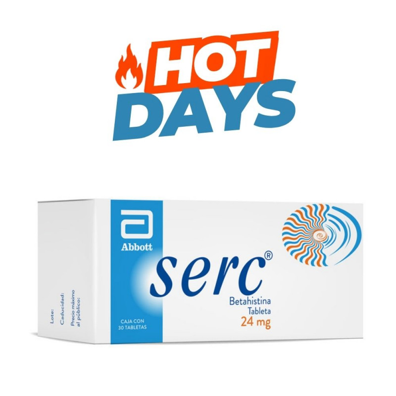 SERC® 24 mg C/30 Tabs