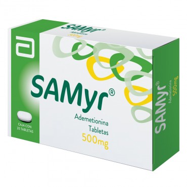 Samyr 500 mg | 20 Tabletas | Abbott México