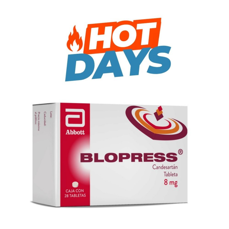 BLOPRESS® 8 mg C/28 TABS