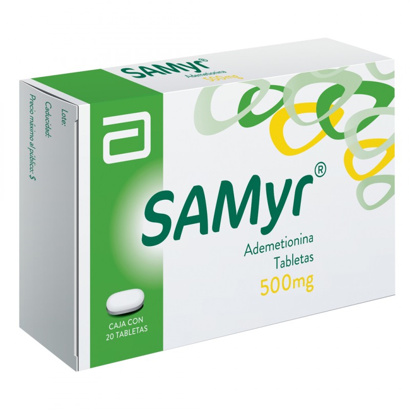 Samyr 500 mg | 20 Tabletas | Abbott México