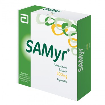 SAMYR® SOLUCION INYECTABLE C/5 FRASCOS AMPULA 500 mg / 5 AMPOLLETAS CON DILUYENTE