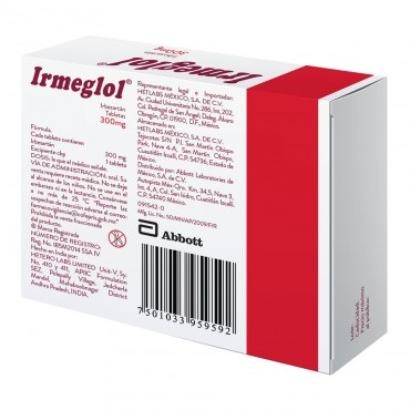Irmeglol 300 mg Caja Con 14 Tabletas