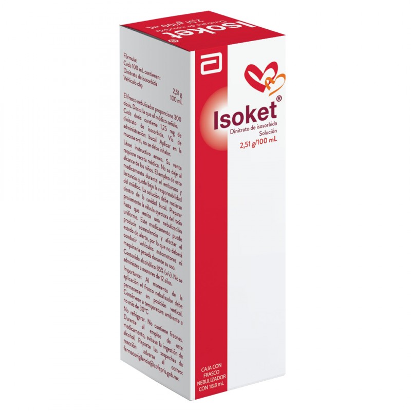 Isoket Solución 2.51g/100mL Frasco Nebulizador Con 18.8mL