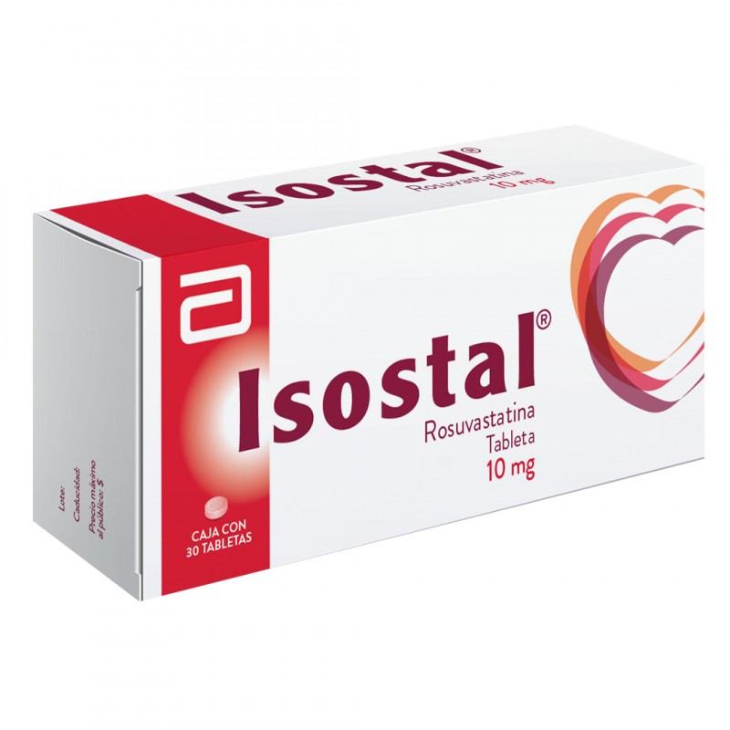 Isostal 10 mg Caja Con 30 Tabletas