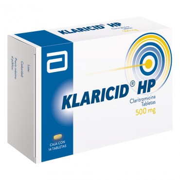 Klaricid HP 500 mg Caja Con 14 Tabletas -RX2