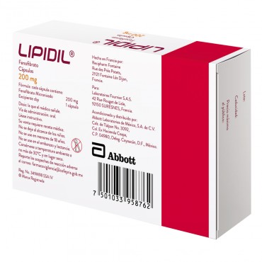 LIPIDIL® 200 mg C/28 CAPS