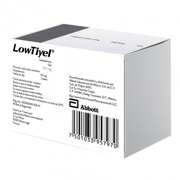 Lowtiyel 50 mg Gel Caja Con 14 Sobres Con 5 g