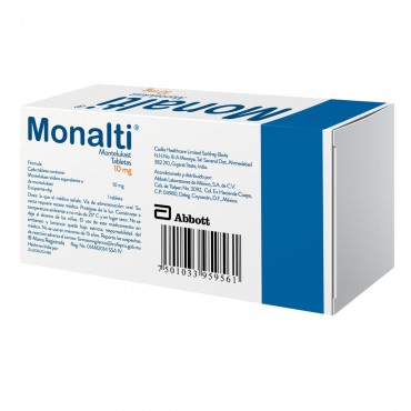 Monalti 10 mg Caja 30 Tabletas