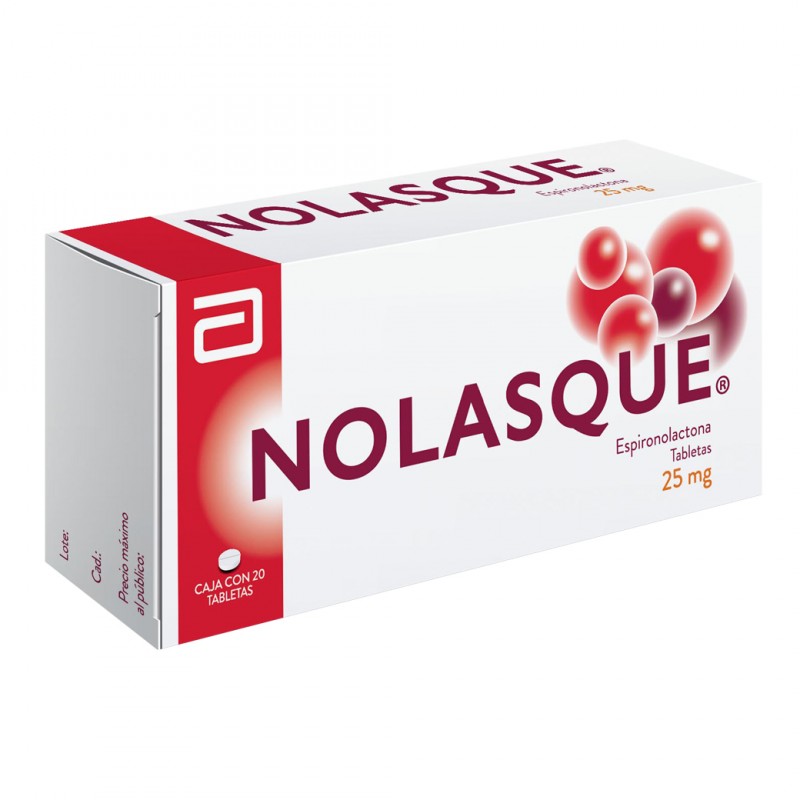 Nolasque 25 mg Caja Con 20 Tabletas