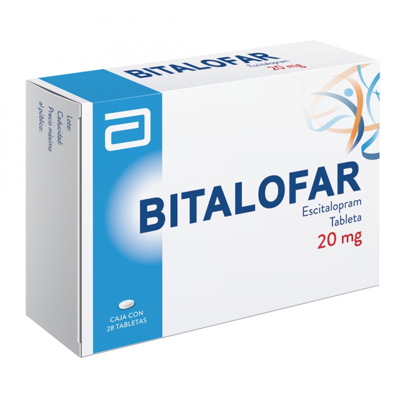 Bitalofar 20 mg Caja Con 14 Tabletas