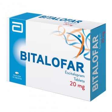 Bitalofar 20 mg Caja Con 14 Tabletas