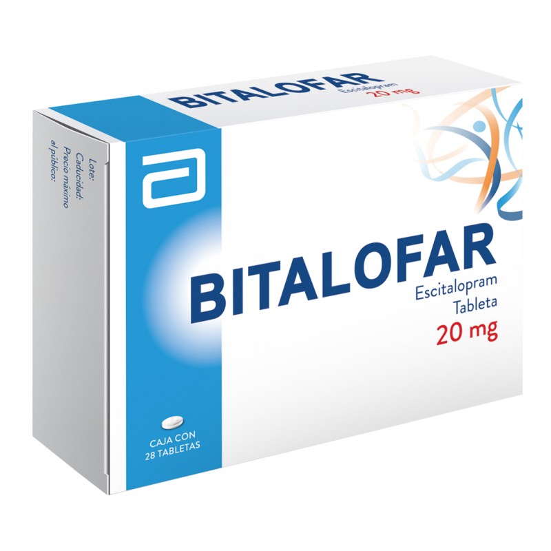 Bitalofar 20 mg Caja Con 28 Tabletas