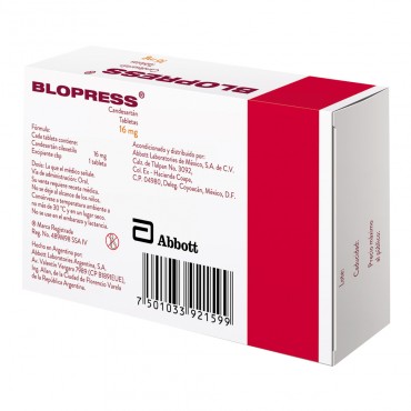 BLOPRESS® 16 mg C/14 TABS