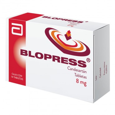 Blopress 8 mg Caja Con 14 Tabletas