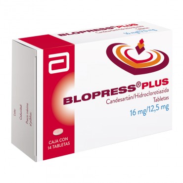 Blopress Plus 16 mg / 12.5 mg Caja Con 14 Tabletas