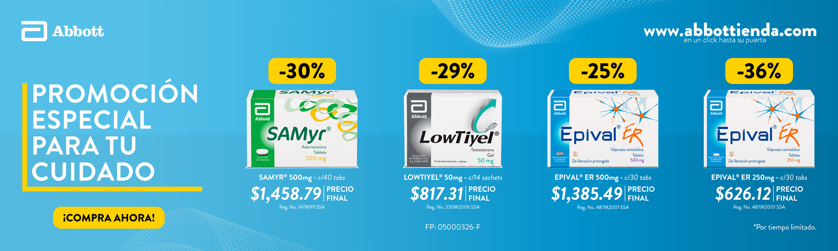 Promoción especial para tu cuidado